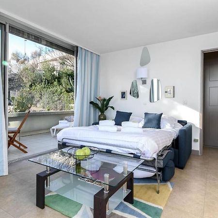 Air-Conditioned Apartment With Sea View Furnished Terrace & Parking Cap-d'Ail Exteriér fotografie