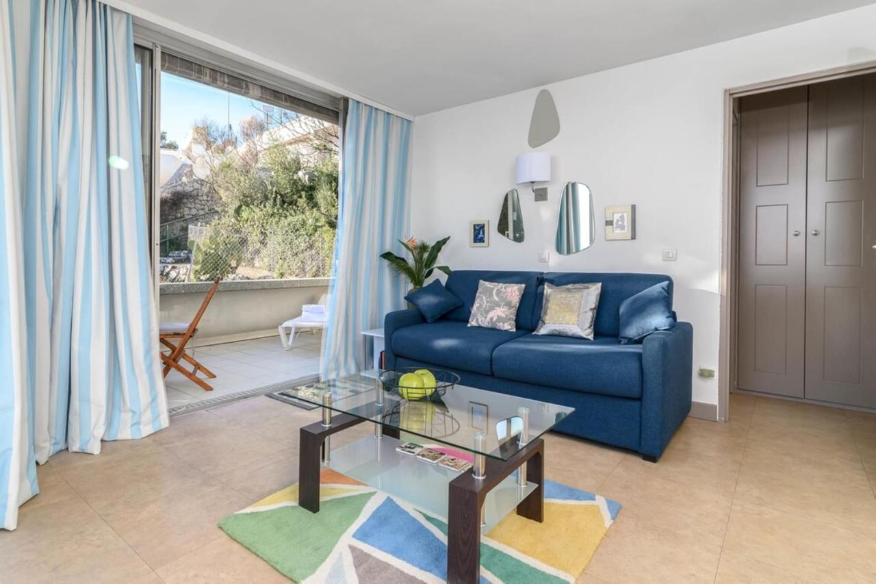 Air-Conditioned Apartment With Sea View Furnished Terrace & Parking Cap-d'Ail Exteriér fotografie