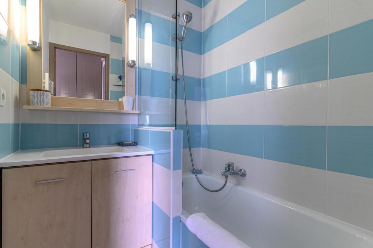 Air-Conditioned Apartment With Sea View Furnished Terrace & Parking Cap-d'Ail Exteriér fotografie